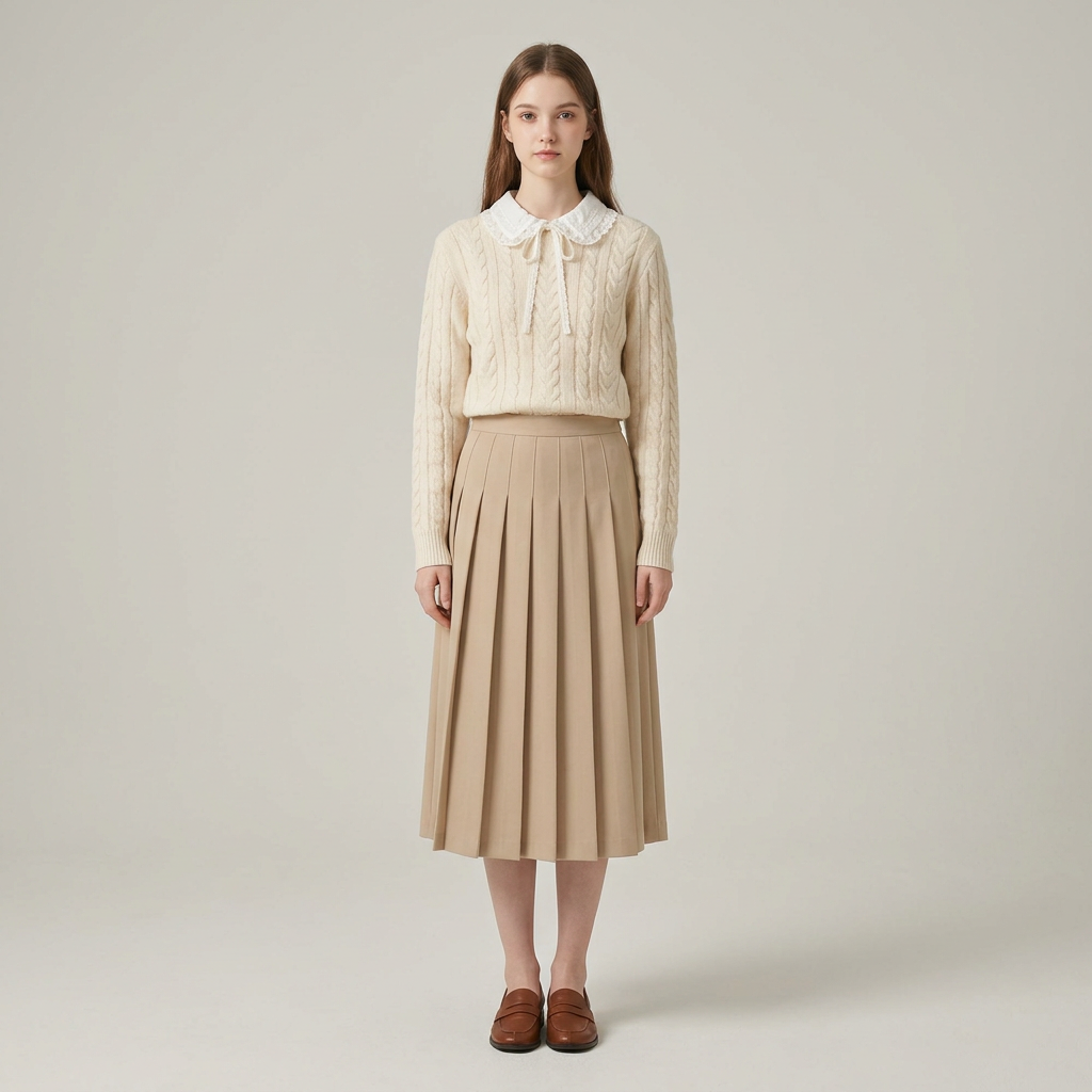 Akademisi Ringan · Look pendek editorial