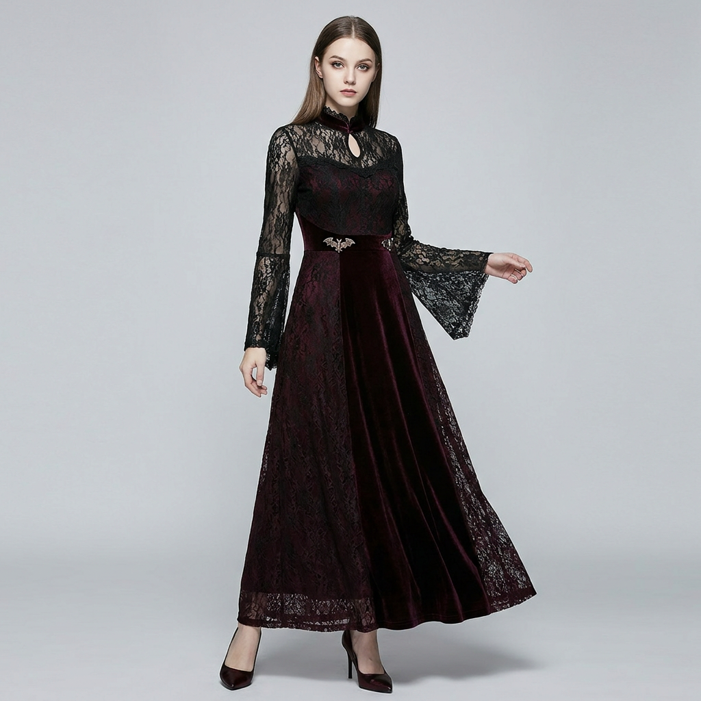 Glamour de Halloween · Retrato elegante