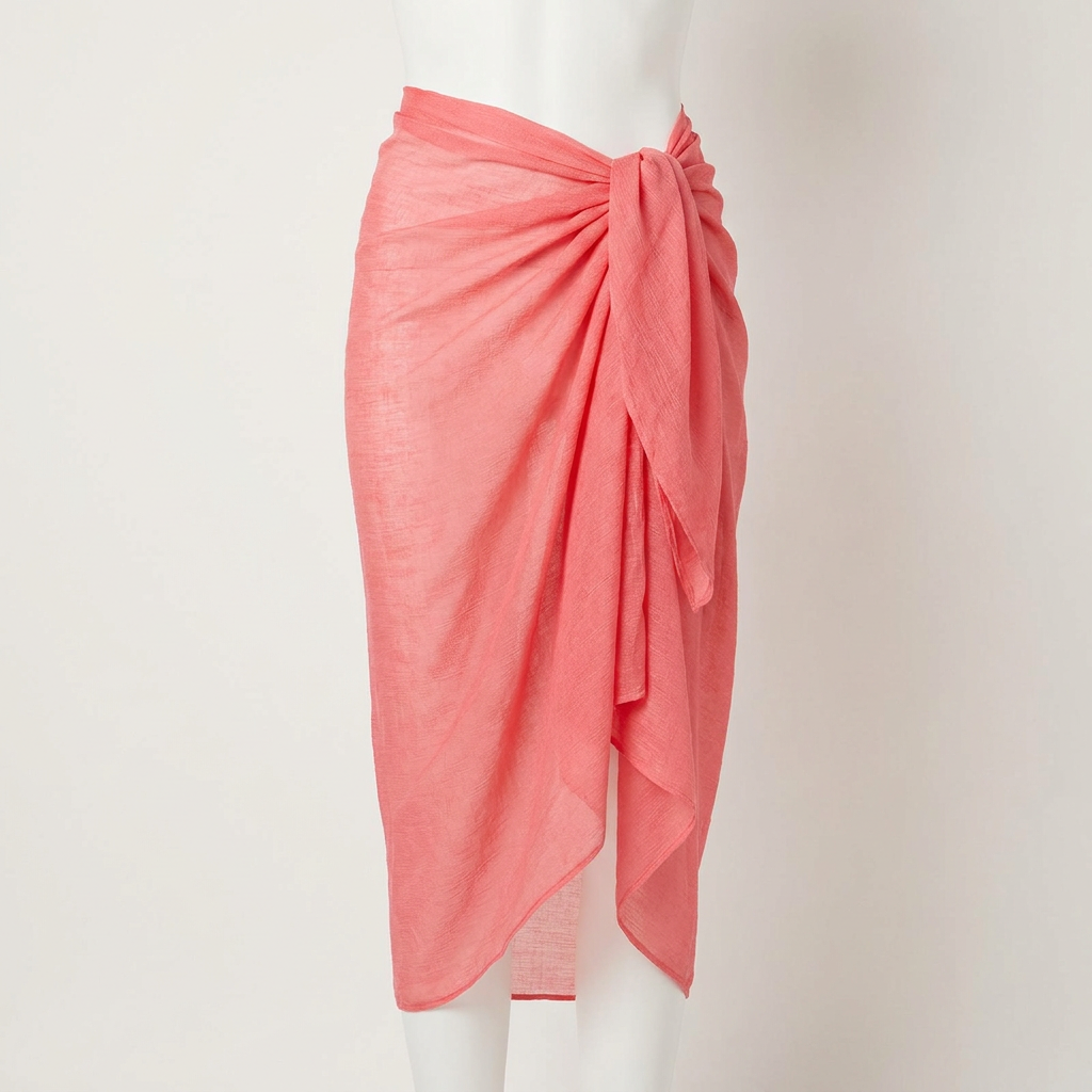 Cobertura de praia · Look curto editorial