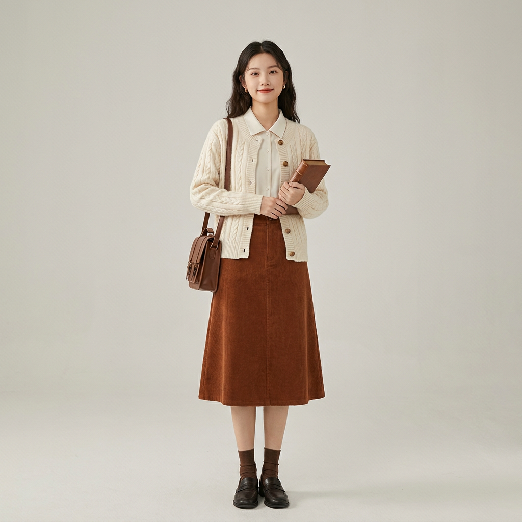 Corduroy Skirt