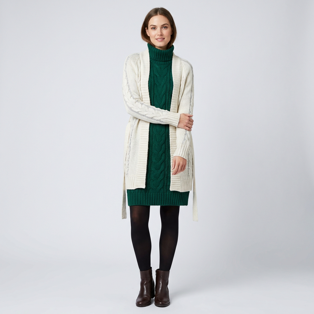 Festa de Natal · Look curto editorial