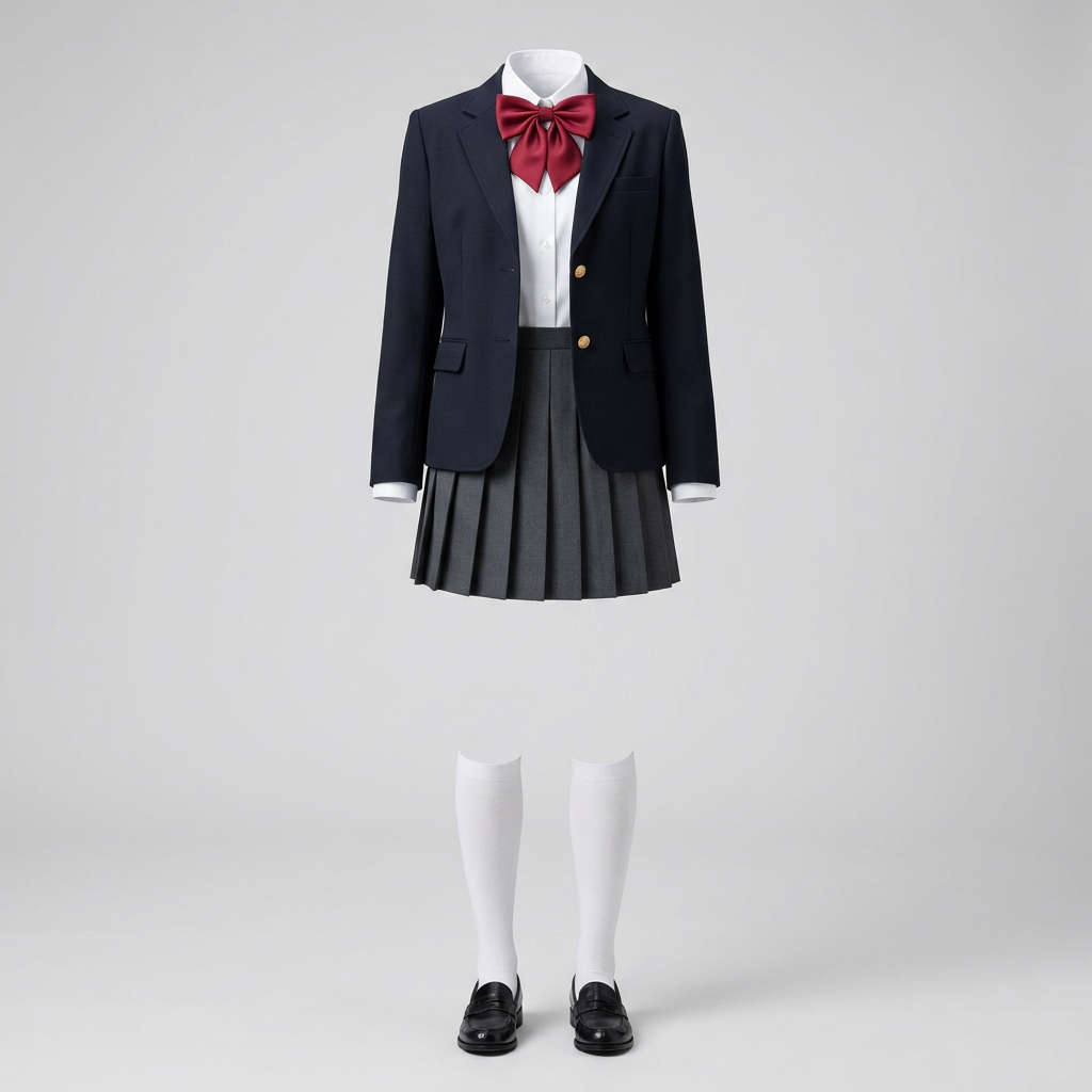 uniforme jk · Look con capa