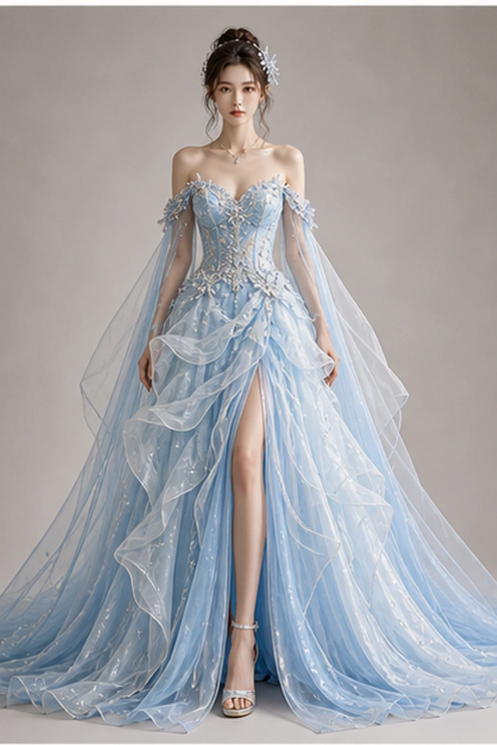 Turquoise Sky Dress · ポートレートドレス