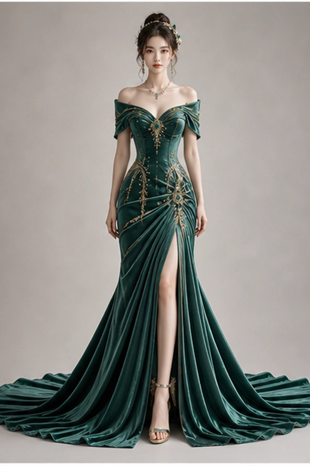 Emerald Palace Gown · Kısa editorial