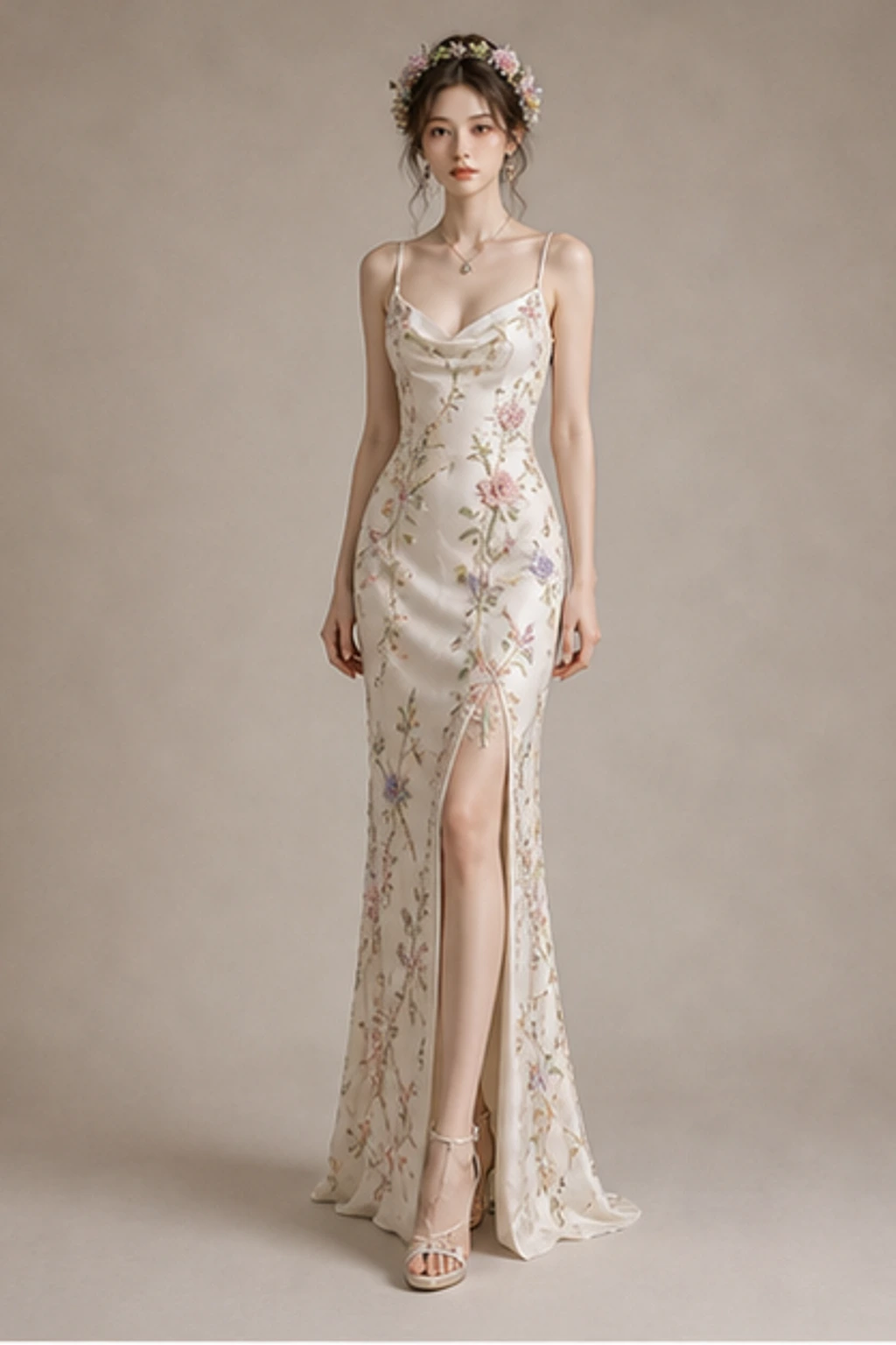 Flower Crown Fairy Dress · Portre elbisesi