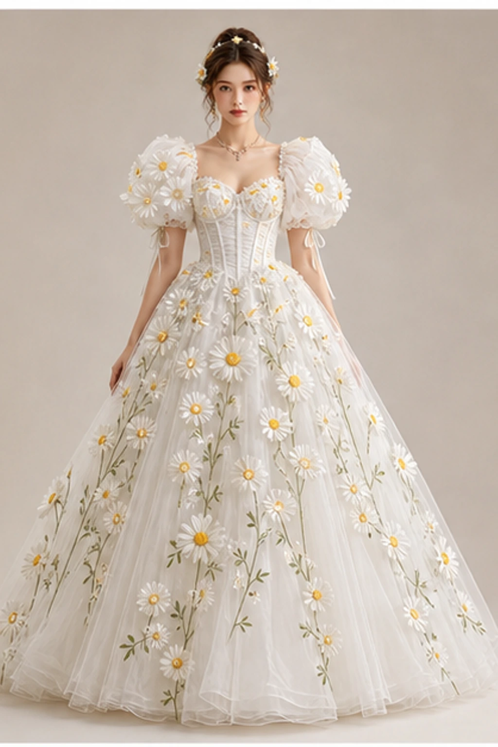 April Daisy Dress · Retrato elegante