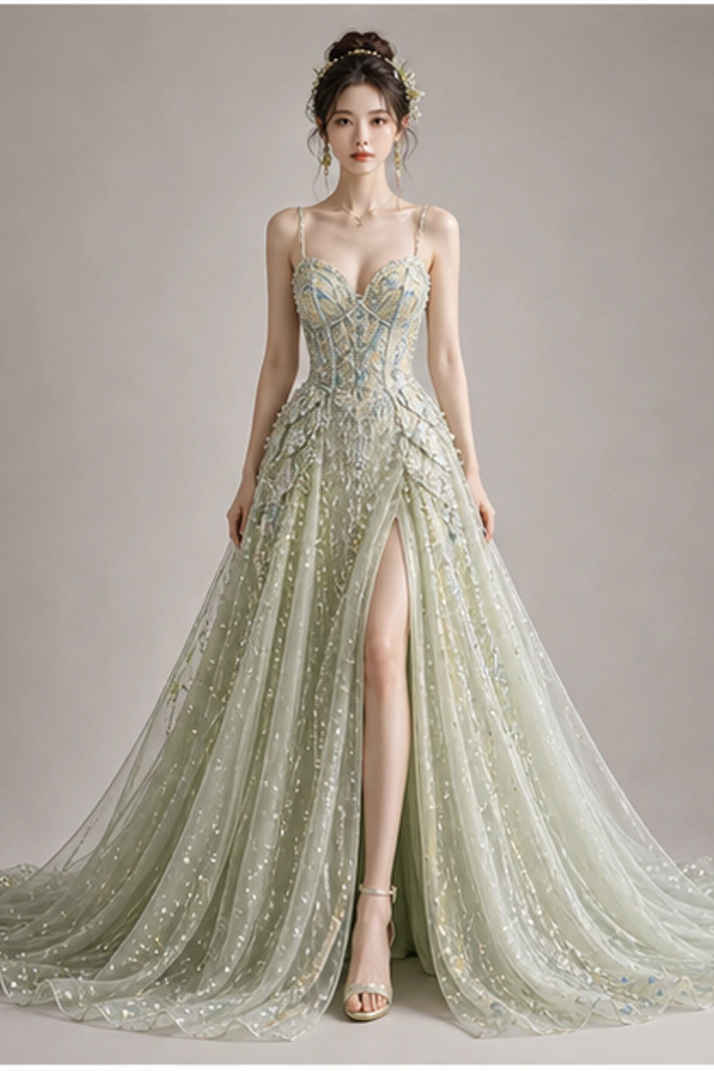 Peridot Garden Dress · Look curto editorial