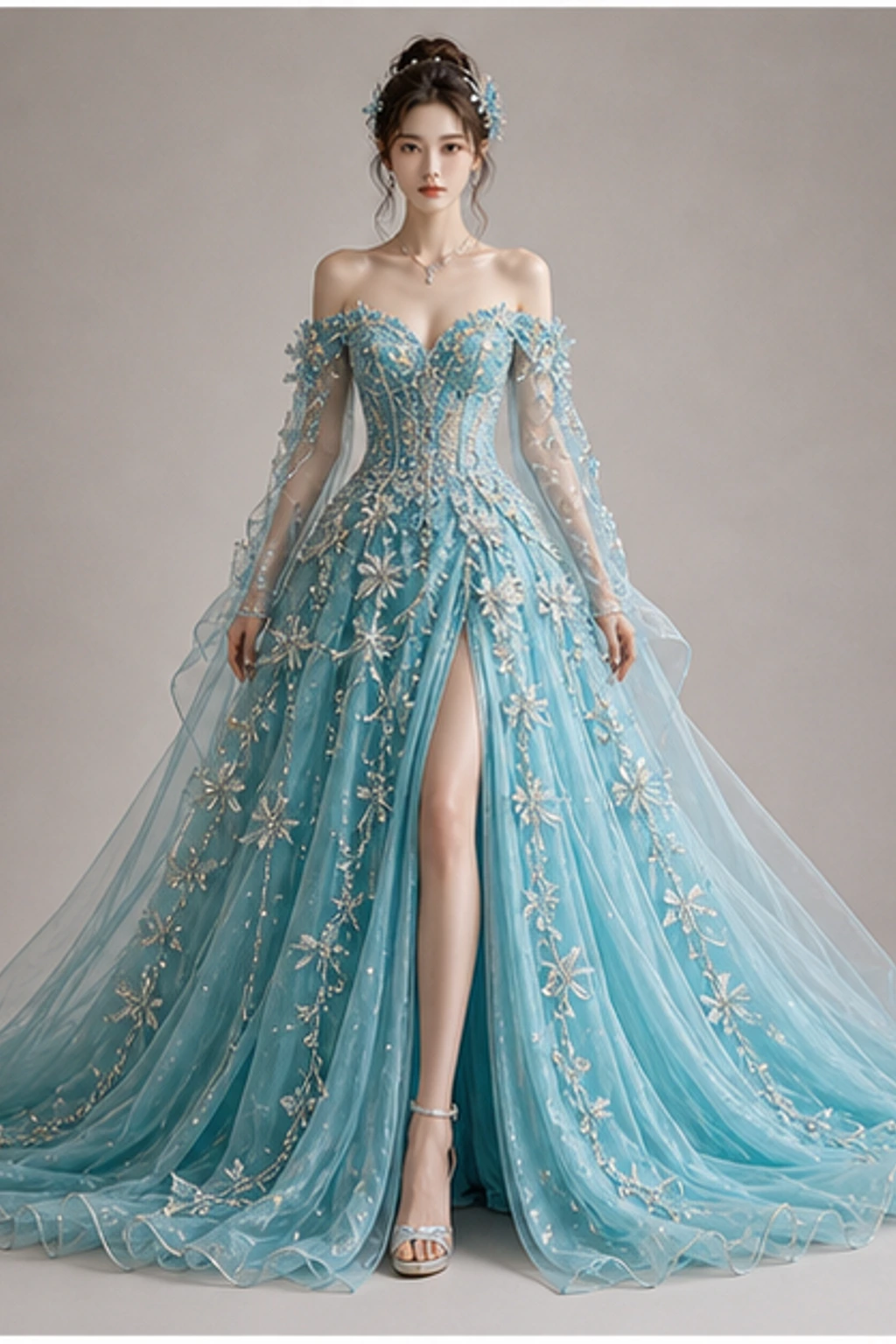 Turquoise Sky Dress · ケープルック