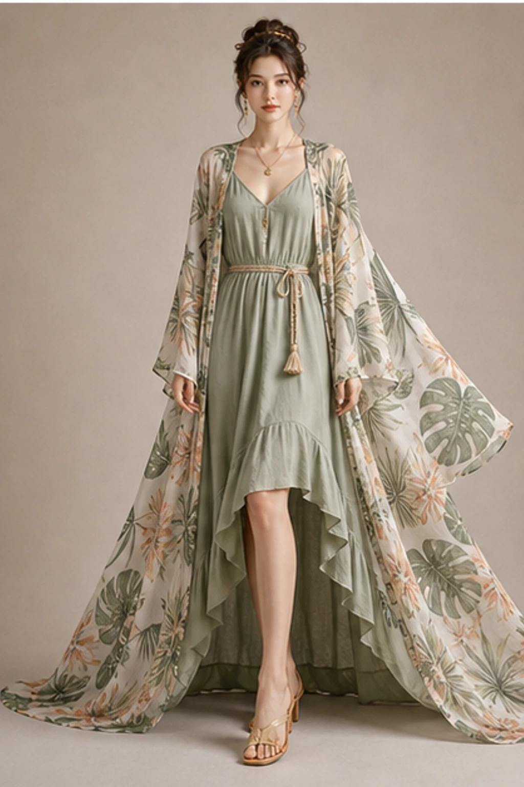 Bali Resort Maxi · Cape-Look