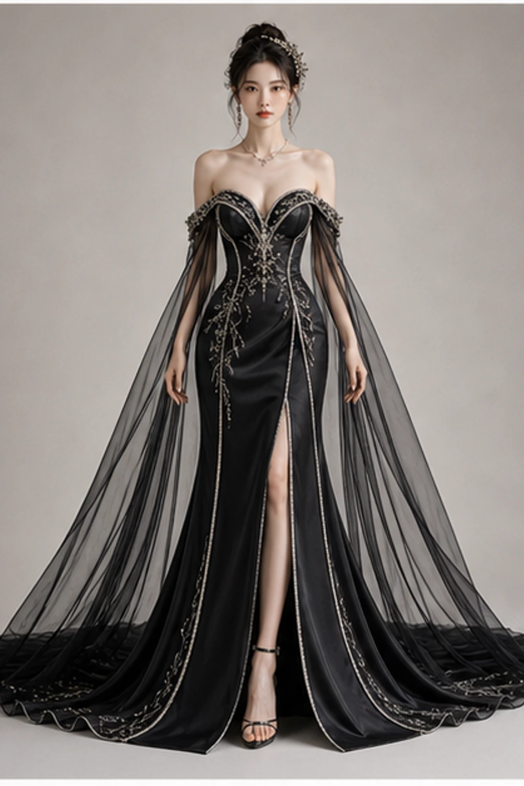 Capricorn Onyx Couture · Look curto editorial