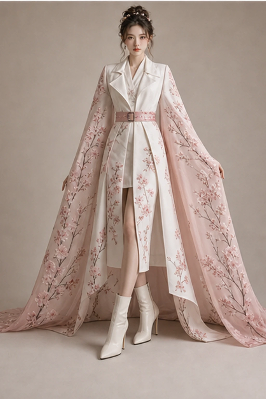 Tokyo Sakura Look · Look cape