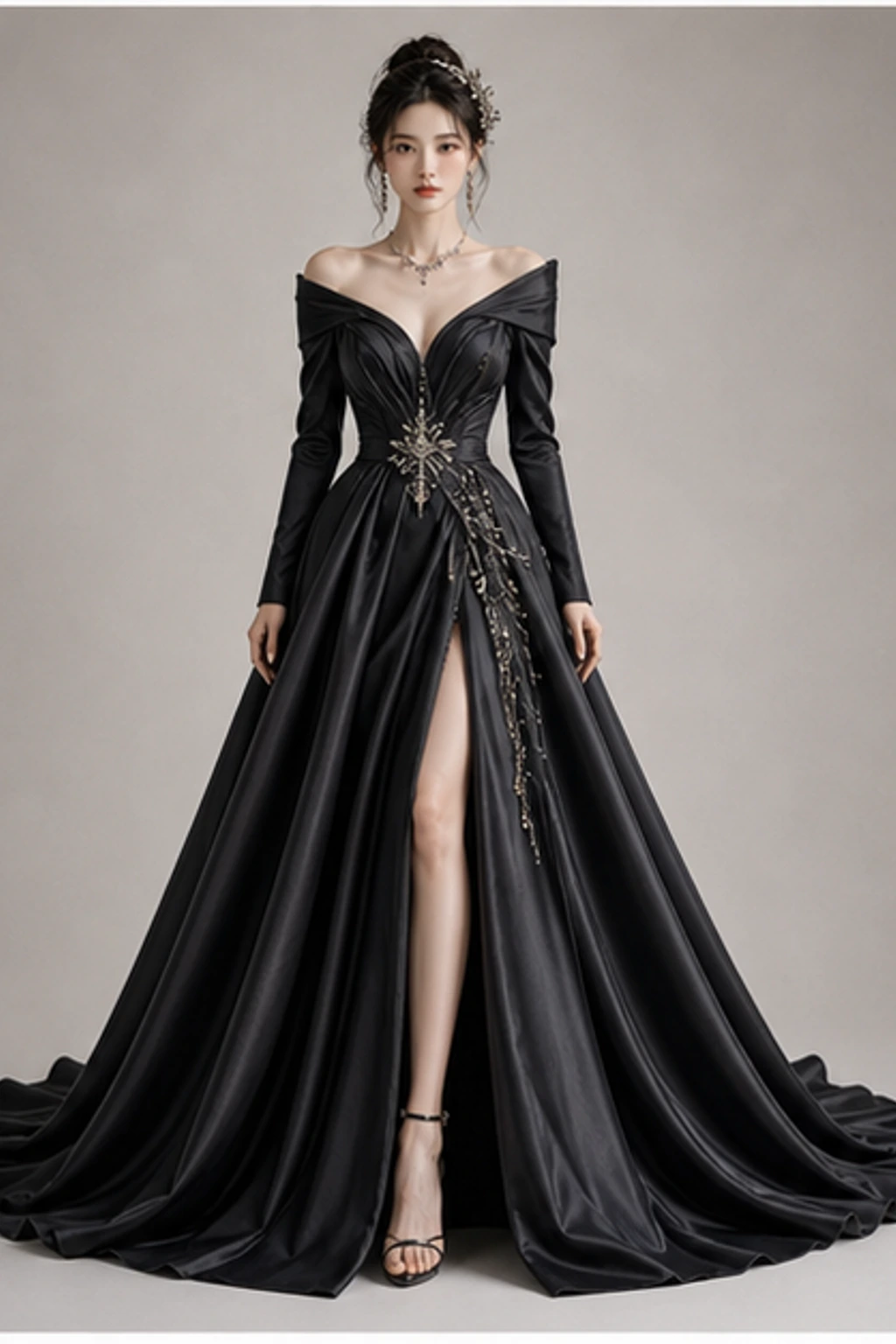 Capricorn Onyx Couture · Look com capa