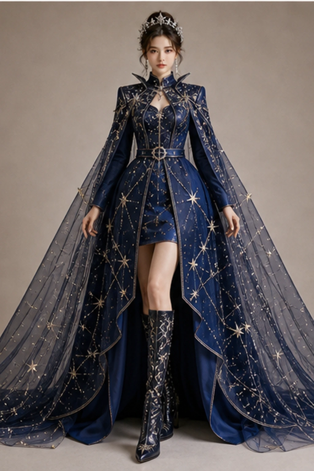 Starlight Fairy Gown · Look com capa