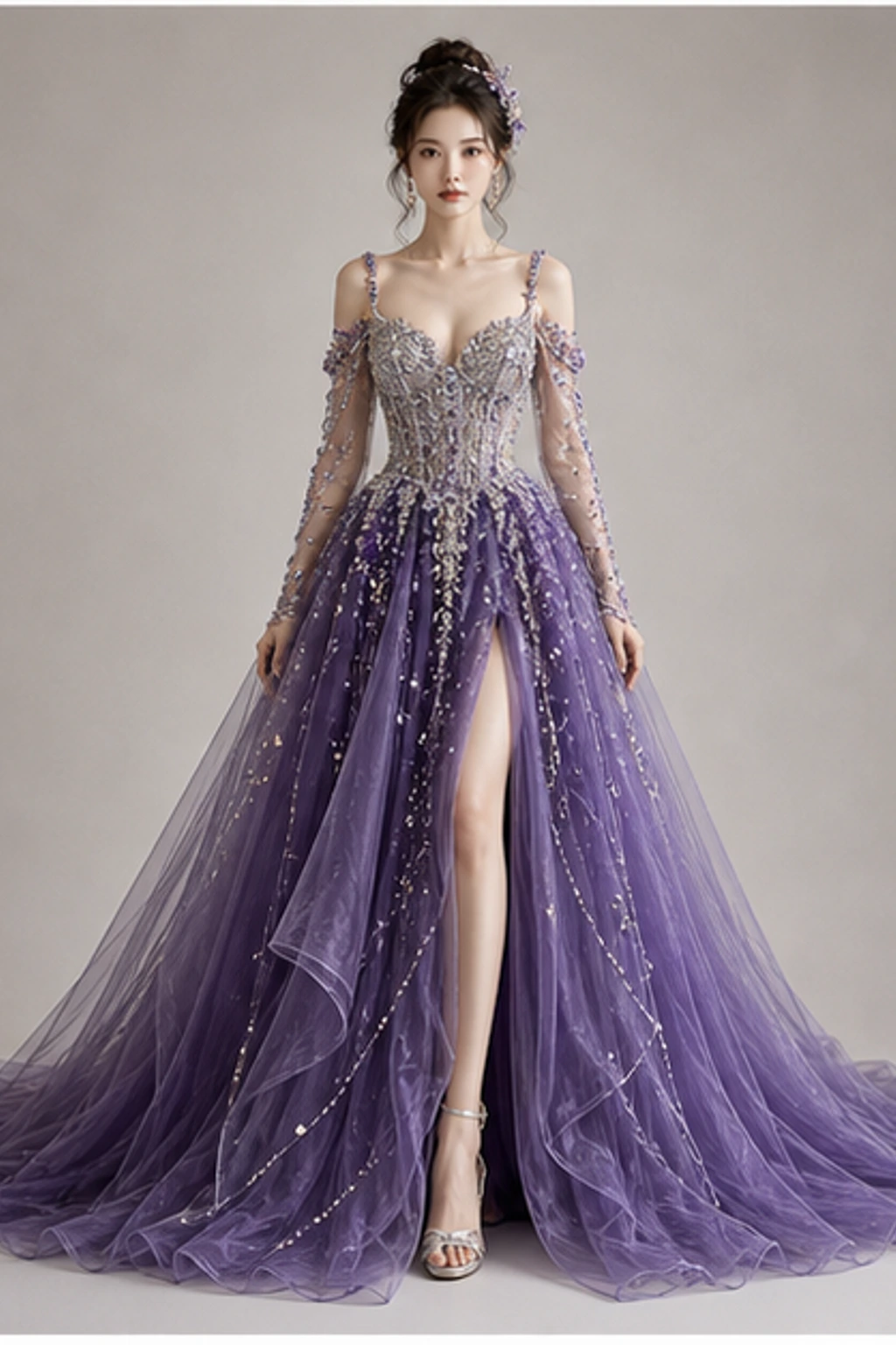 Amethyst Dream Dress · Короткий editorial