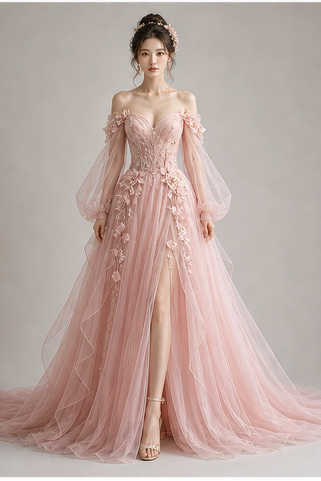 Libra Rose Balance Gown · Look cape