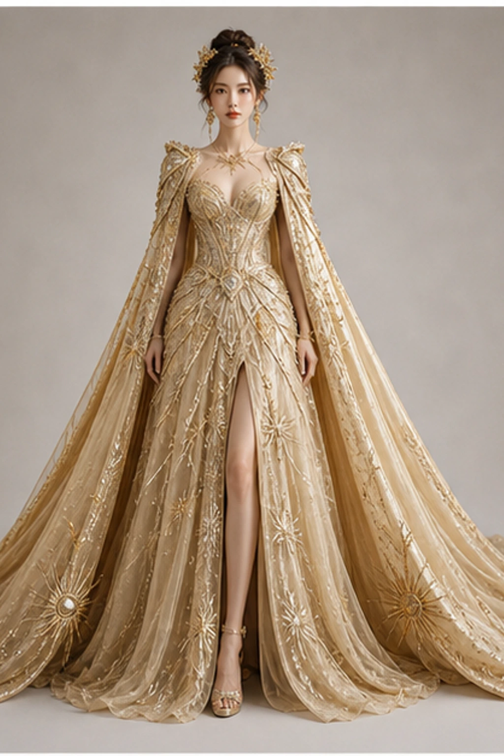 Leo Sun Queen Gown · Robe portrait