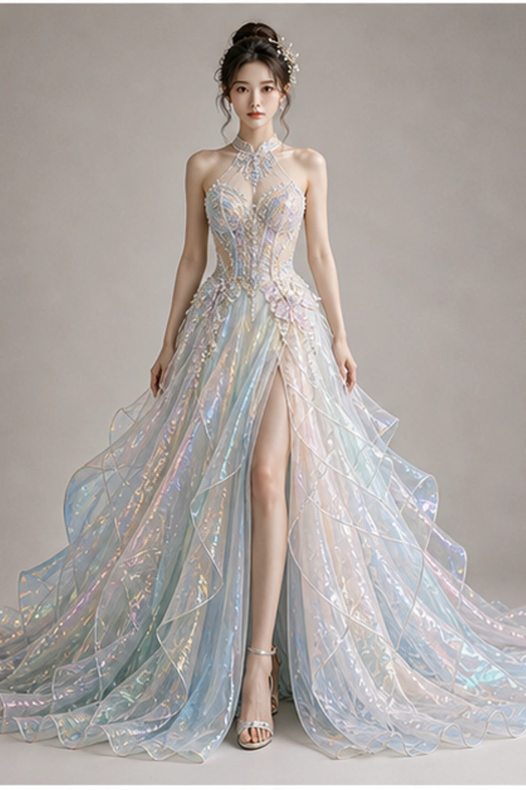 Opal Iridescent Dress · ケープルック