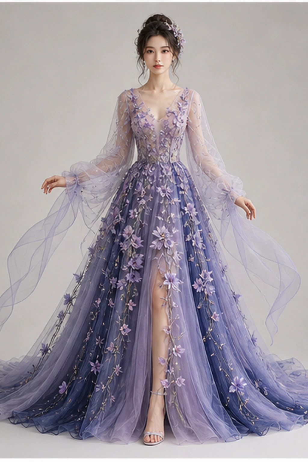 September Aster Dress · 쇼트 에디토리얼