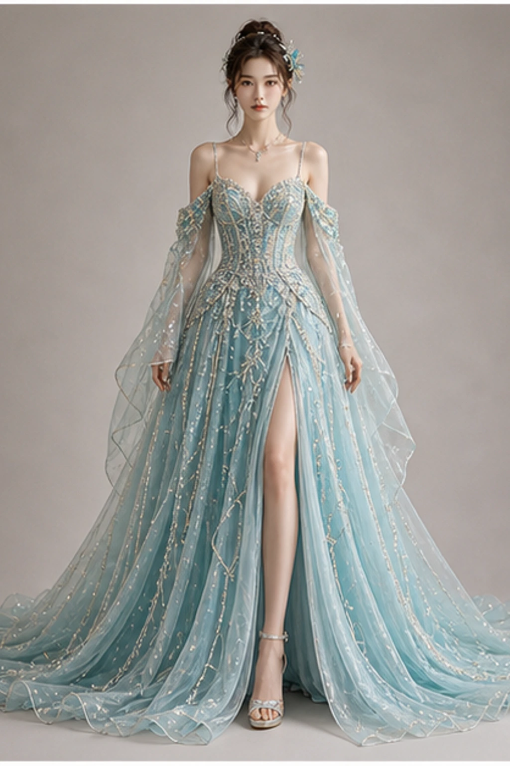 Turquoise Sky Dress · ショート編集風