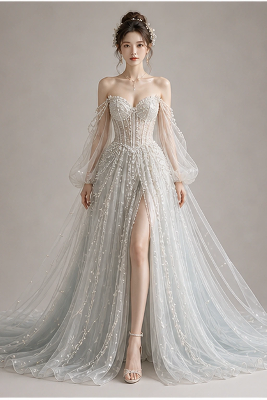 Pearl Moon Dress · Look curto editorial