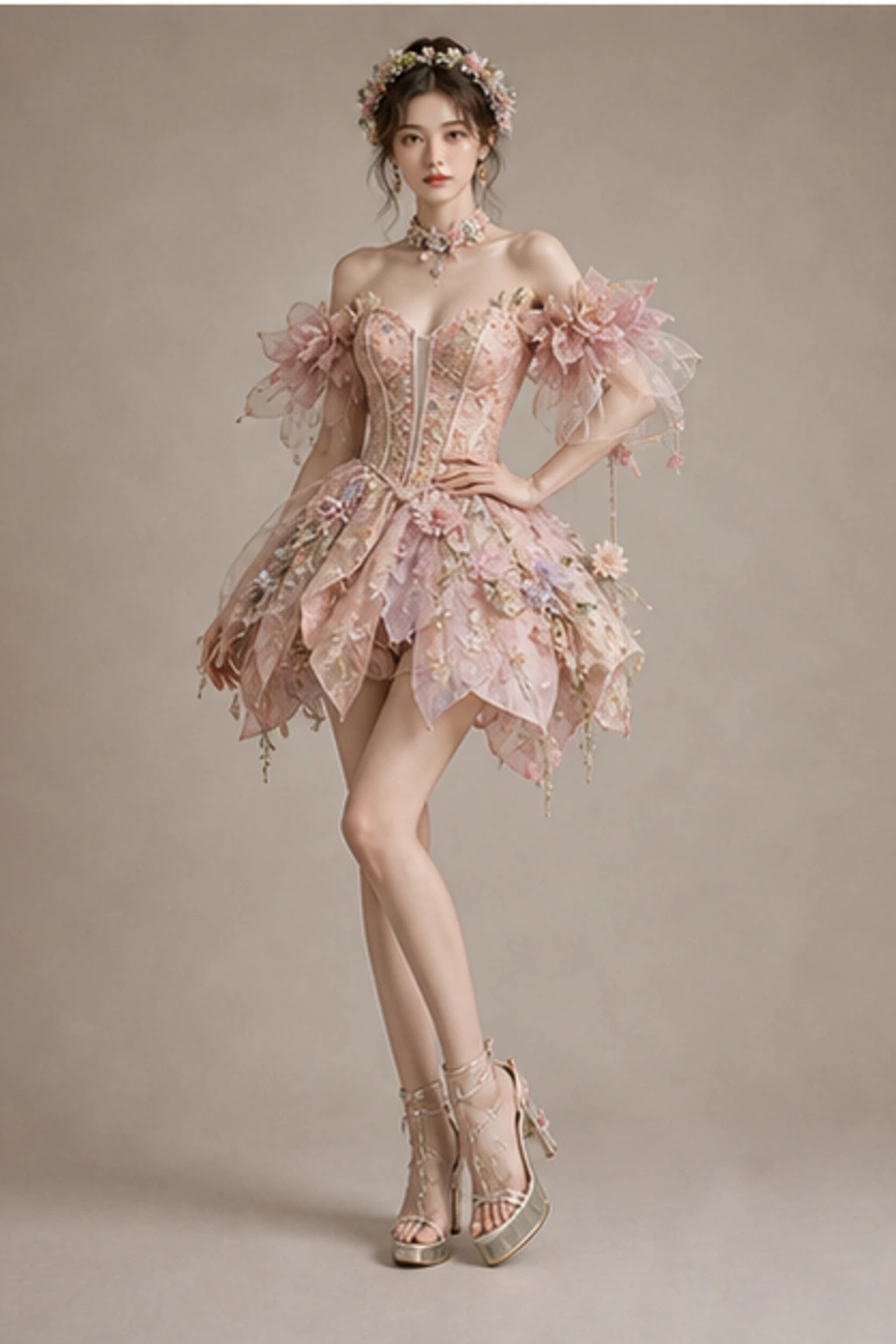 Flower Crown Fairy Dress · Kısa editorial
