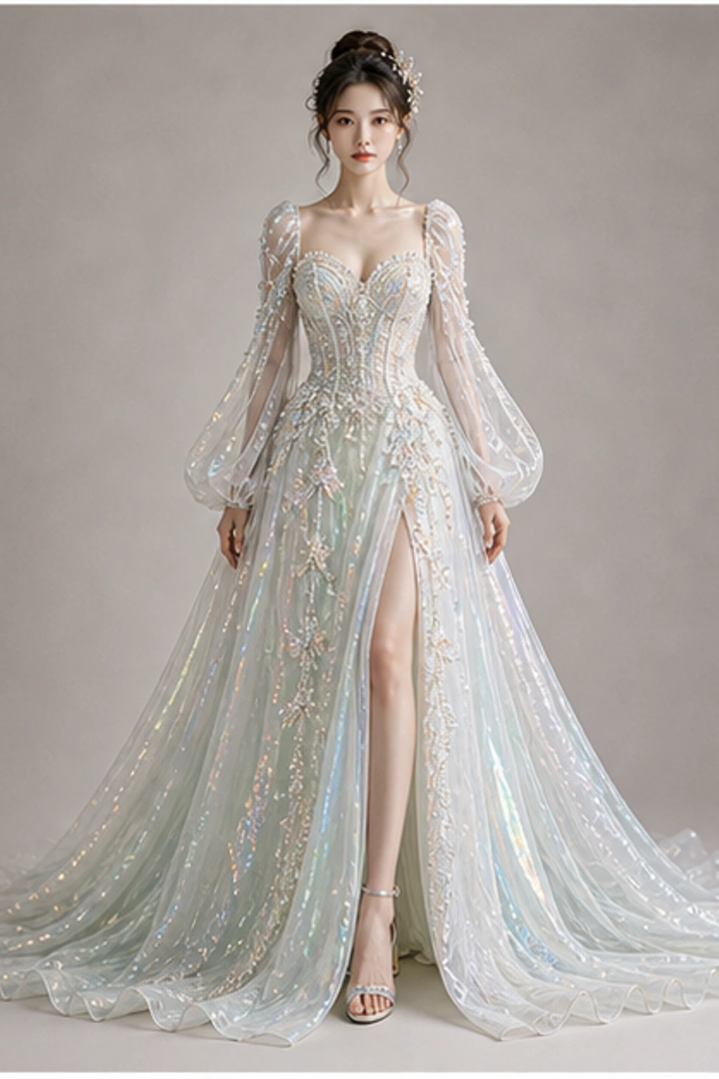 Opal Iridescent Dress · ショート編集風
