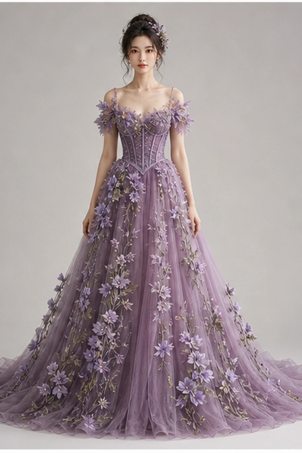 September Aster Dress · 케이프 룩