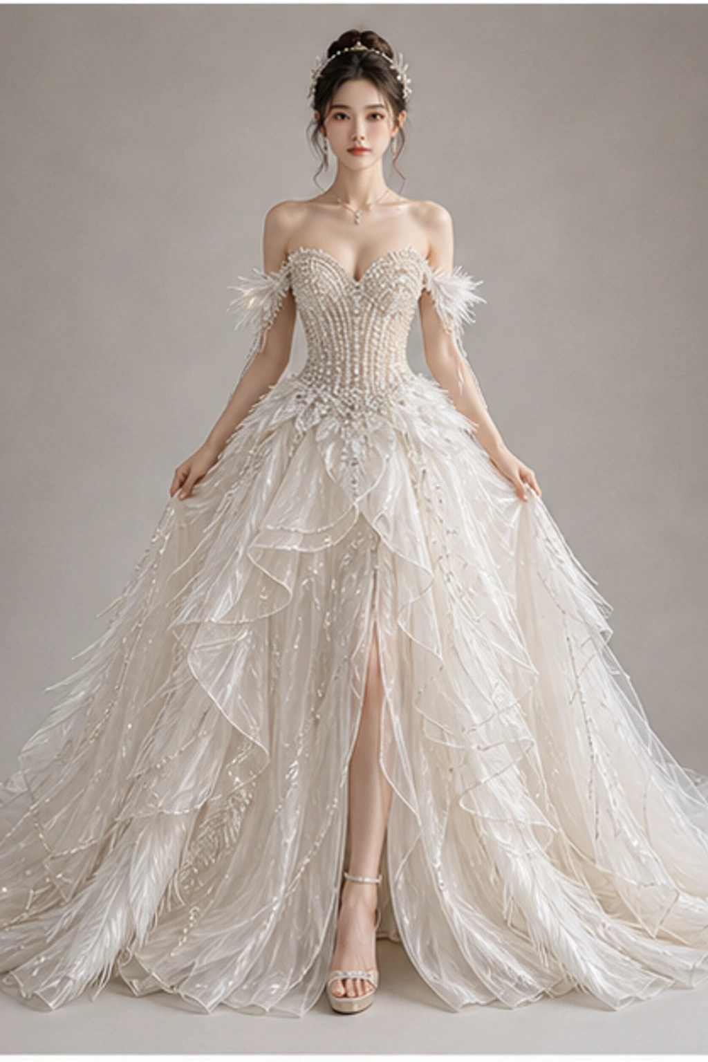 Swan Princess Dress · Короткий editorial