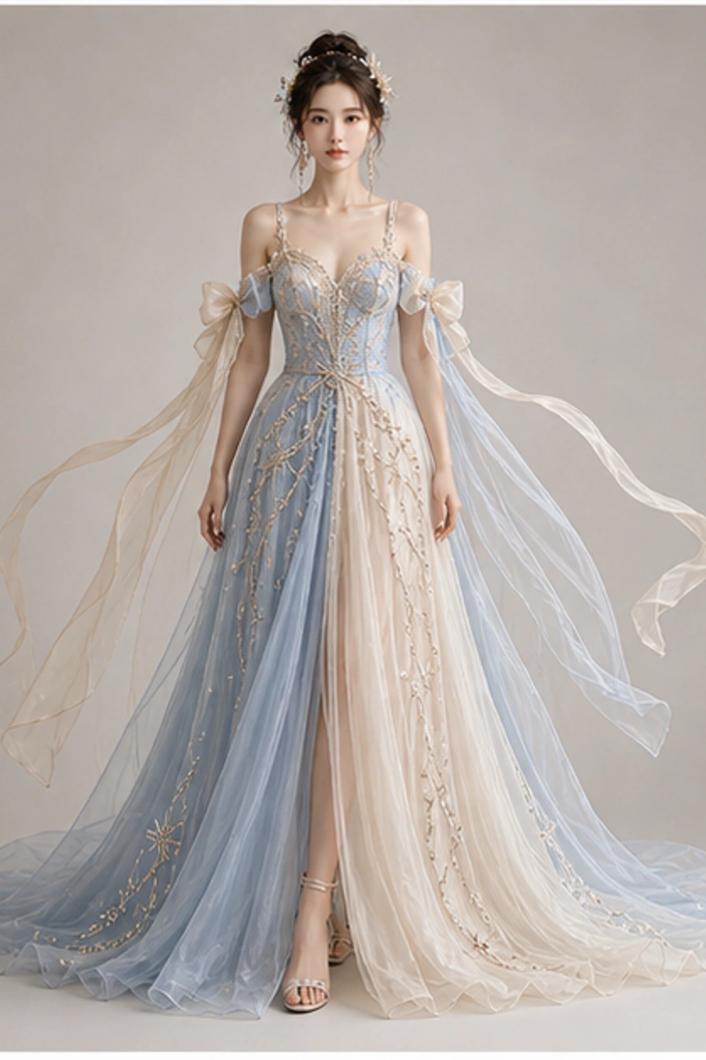 Gemini Twin Air Dress · Cape-Look