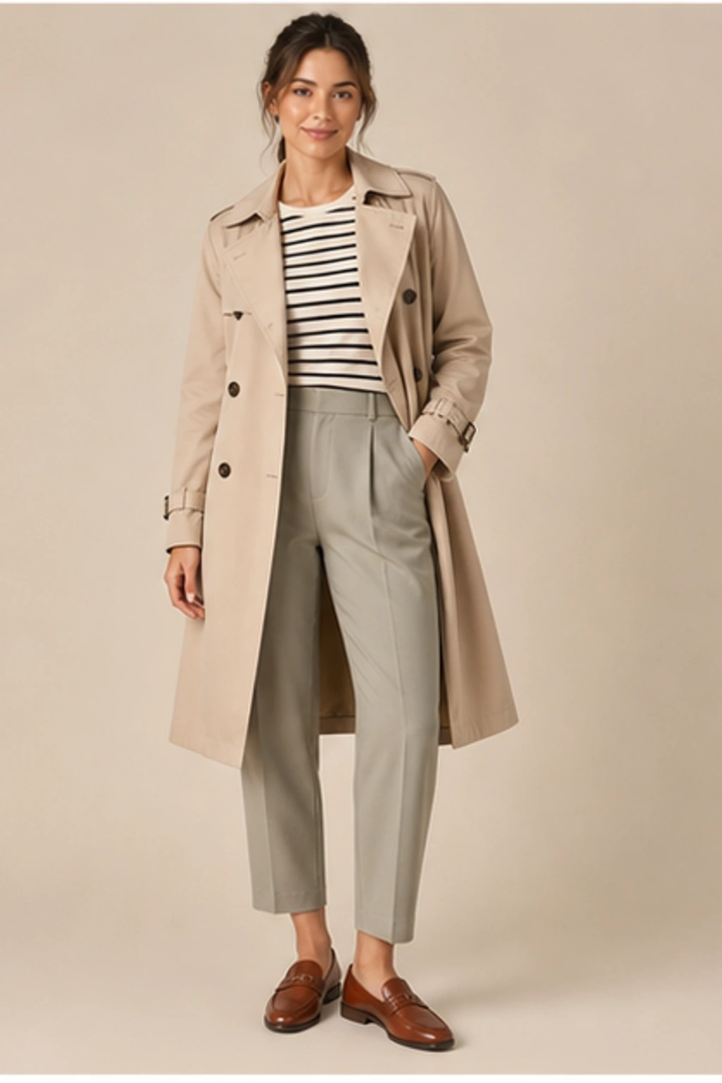 Women's Everyday Basics · Pelerinli görünüm