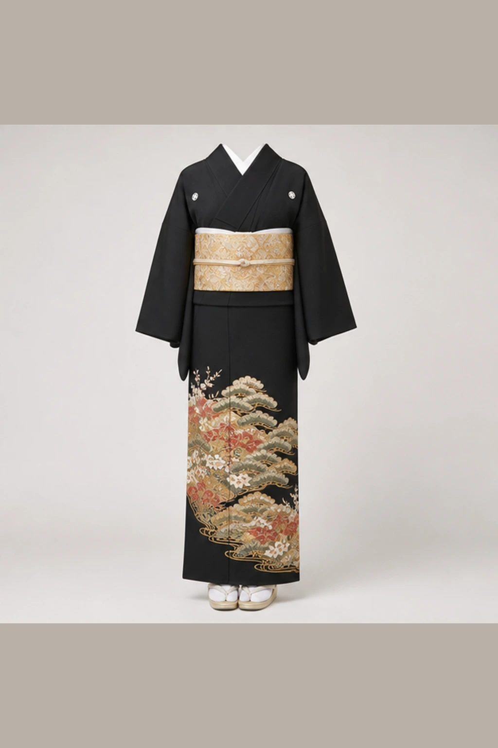 Kimono japonés · A capas