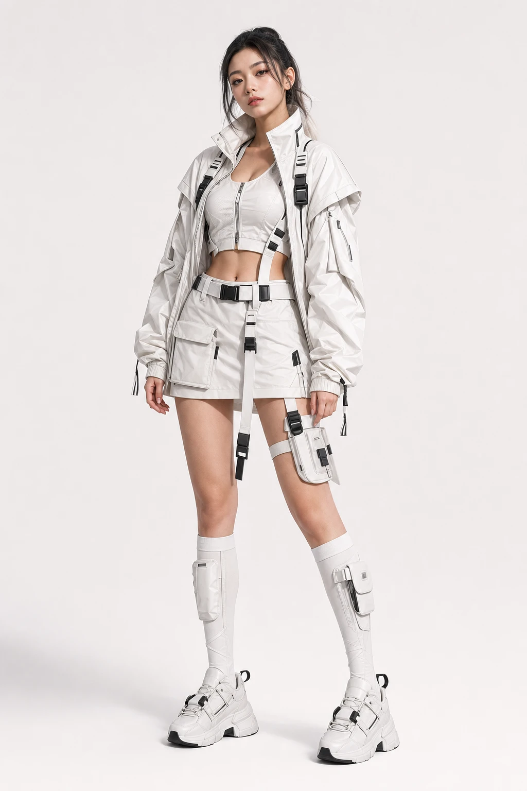 Стиль techwear · Короткий editorial
