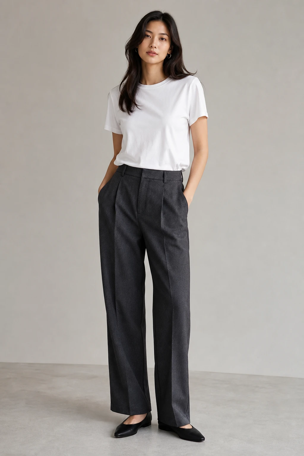 Casual minimalista · Retrato elegante